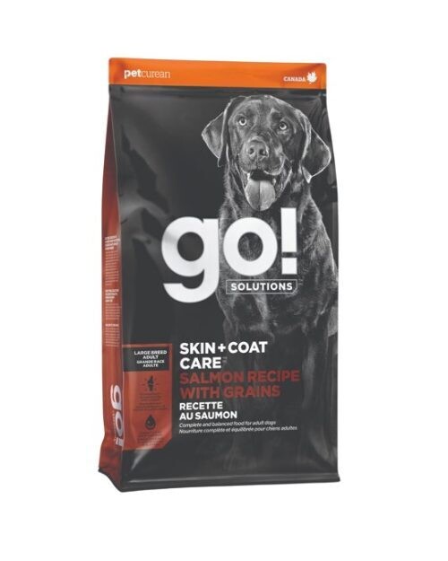 GO! – Formule Skin+Coat Saumon Grande race pour chien