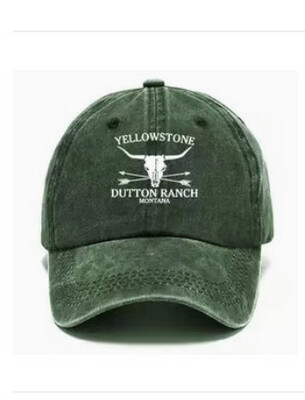 Casquette Yellowstone verte 