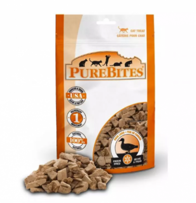 PUREBITES – Gâteries au canard 30g pour chat