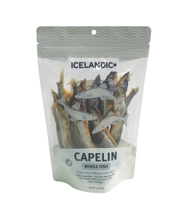 ICELANDIC + – Capelan entier 1.5 oz pour chat