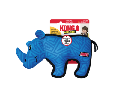 KONG – Jouet Rhinocéros Ballistic pour chien