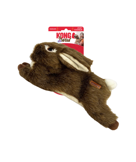 KONG – Jouet Lapin en peluche pour chien