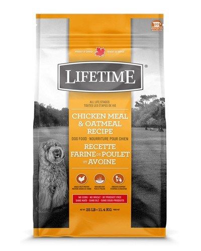 LIFETIME Nourriture sèche – Formule Toute étape de vie Poulet et Avoine pour chien
