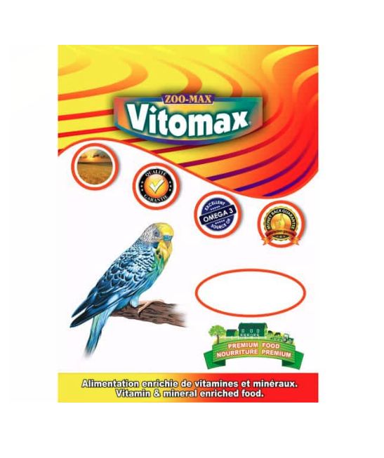 VITOMAX – Nourriture pour Perruches 2 LIVRES