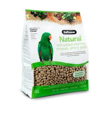 ZUPREEM NATURAL – Nourriture pour perroquets et conures 1.4 kg ZUPREEM NATURAL – Nourriture pour perroquets et conures 1.4 kg
