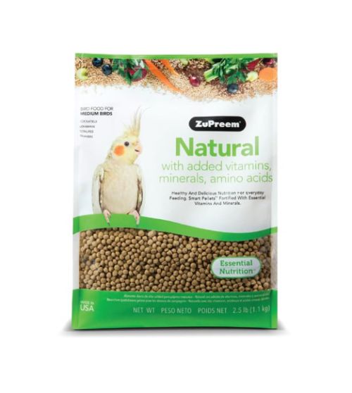 ZUPREEM NATURAL – Nourriture pour les oiseaux de moyennes tailles 1.1 ZUPREEM NATURAL – Nourriture pour les oiseaux de moyennes tailles 1.1