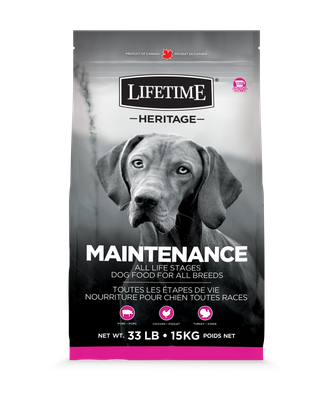 LIFETIME Nourriture sèche – Formule toute étape de vie Maintenance 15kg