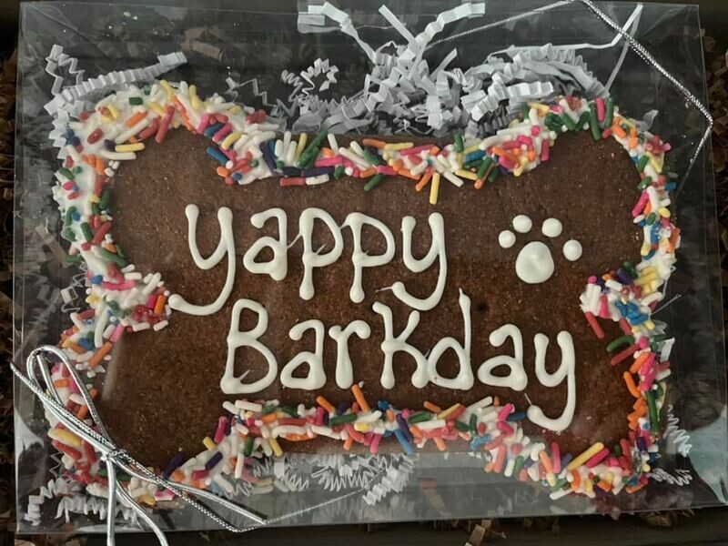 Yappy birthday cookie