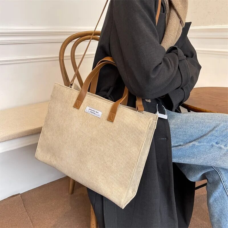 Fall Corduroy Handbags for Women