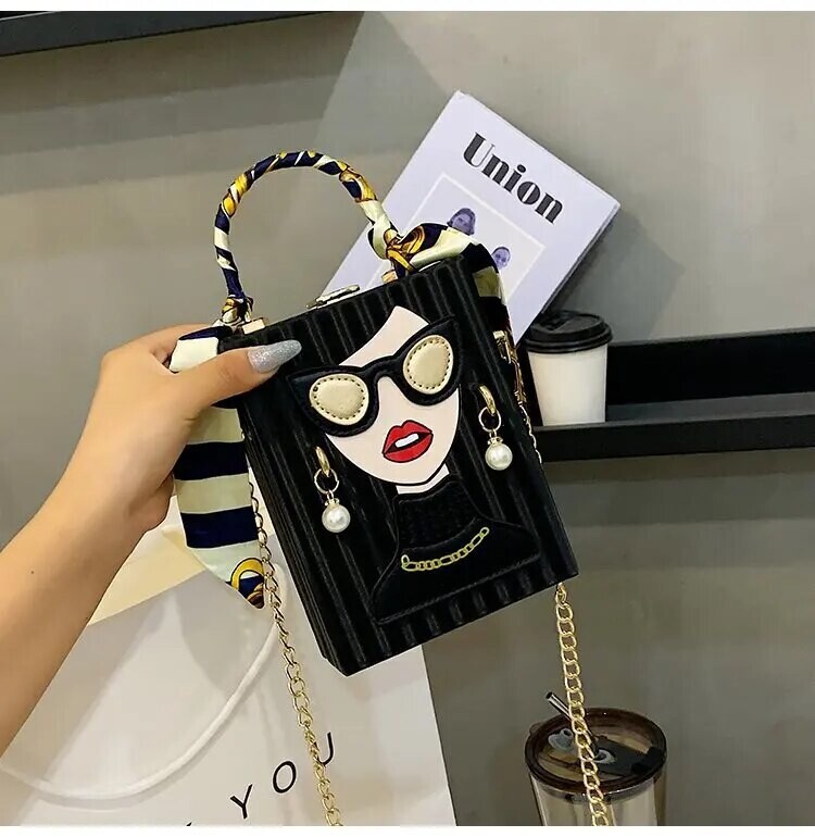 Eccentric Vibes Bag, Colors: Black