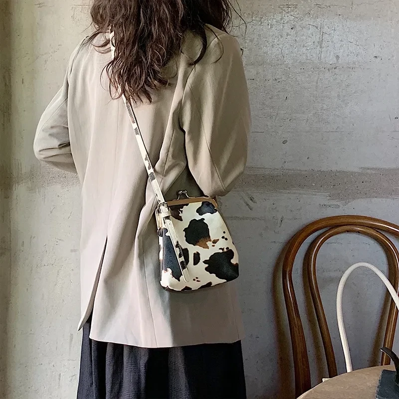 Cow Clip Messenger Bag
