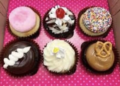 1/2 Dozen Signature Gourmet Cupcakes - choose your own
