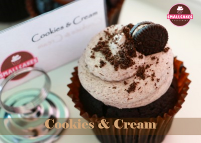 1 Single Signature Gourmet Cupcake - Cookies & Cream