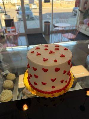 Valentines 6 Inch Cake