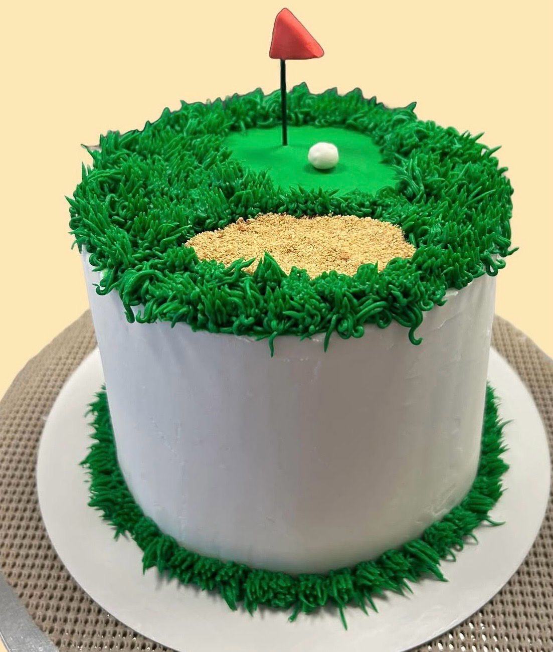 Golf Themed Cake Golf Themed Cake