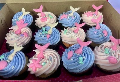 Pink And Purple Mermaid Large Dozen Variety Flavors