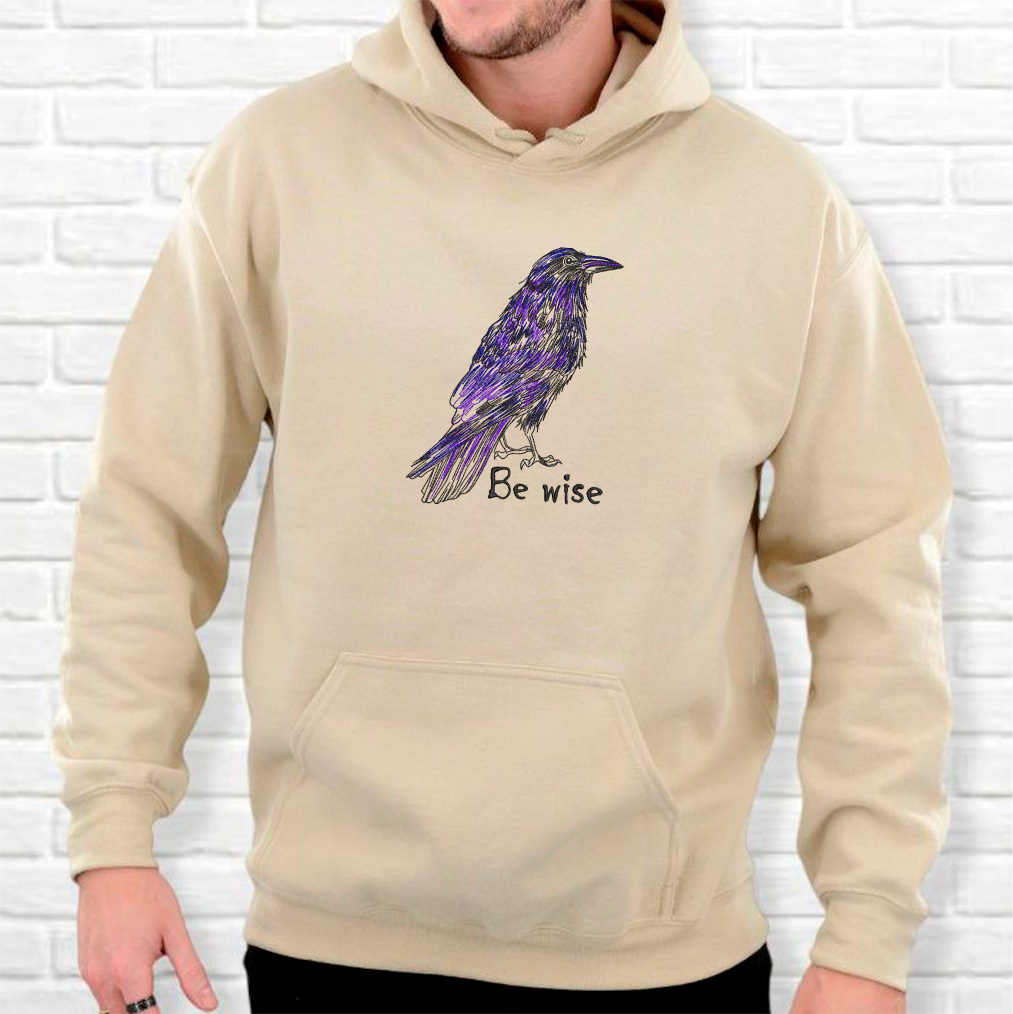 Bird Lovers Crow for the Raven Devour and Prey for a Peacock Sweatshirt