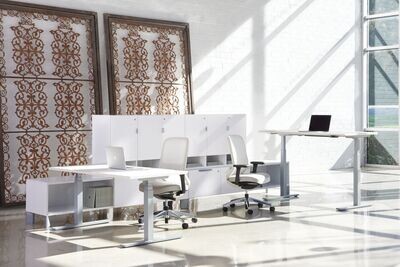 HiSpace height adjustable table 23”x46”