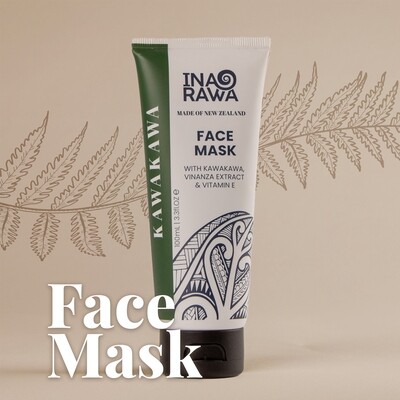 Face Mask with Kawakawa, Vinanza Extract &amp; Vitamin E  |  100ml