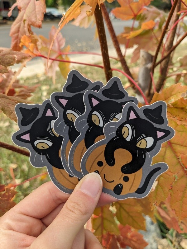 Angry Cat - Vinyl Stickers