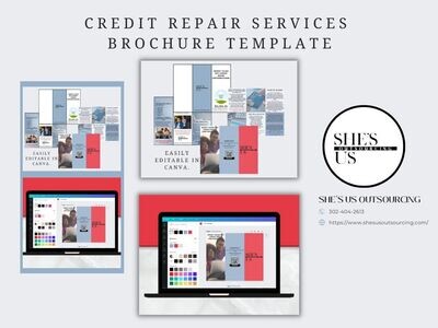 Credit Repair Services Brochure Template