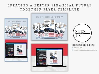 Creating a Better Financial Future Together Flyer Template