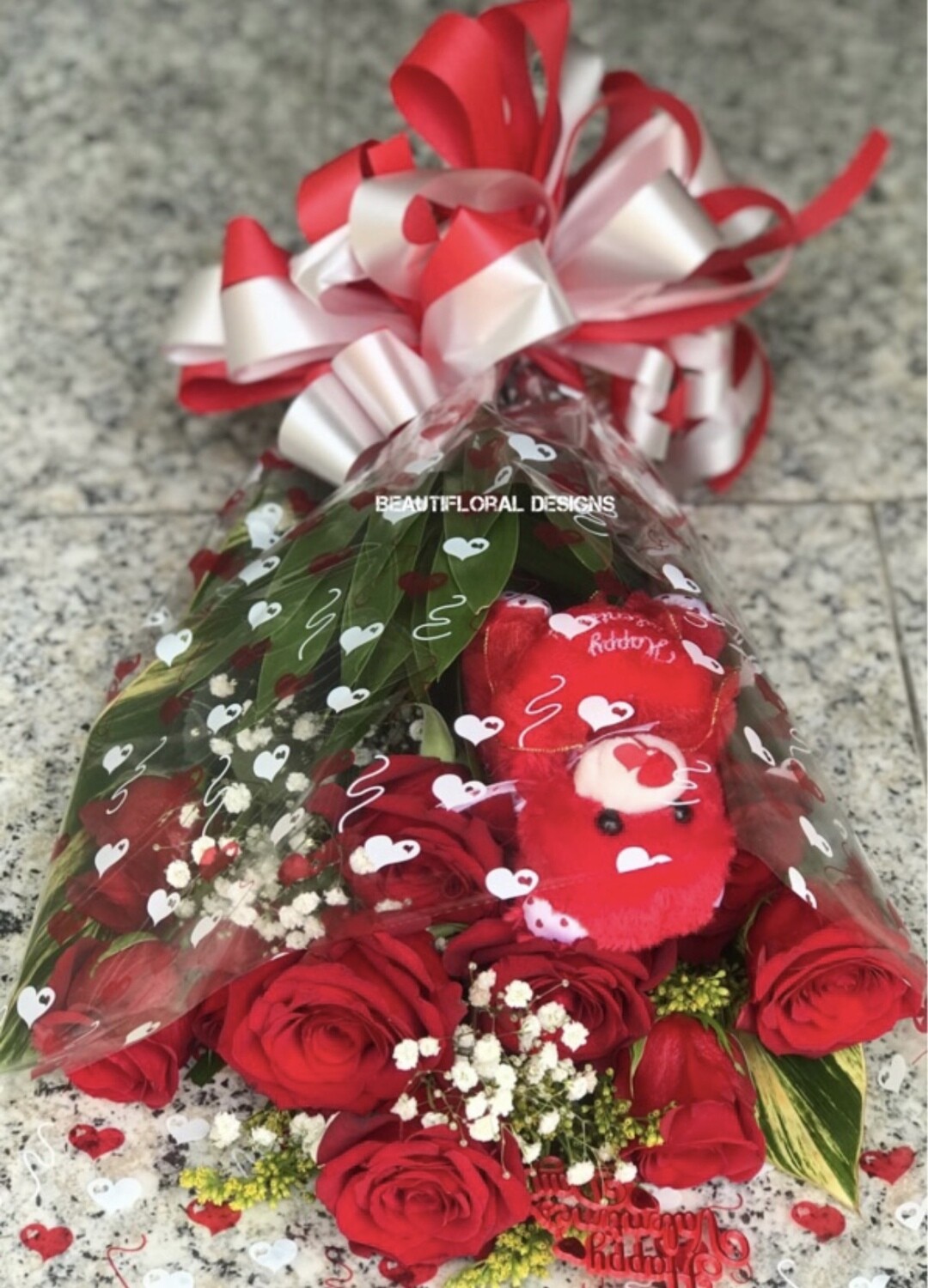 V-day rose bouquet