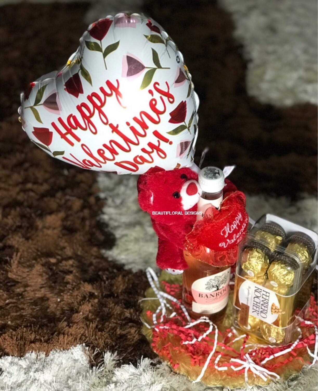 Valentines wine &amp; chocolate combo