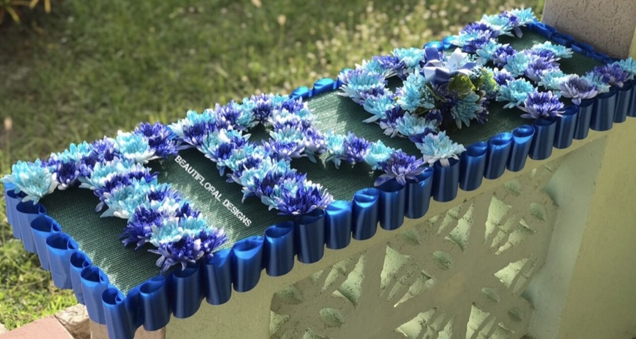Letter wreath- TRAE ( Double row)