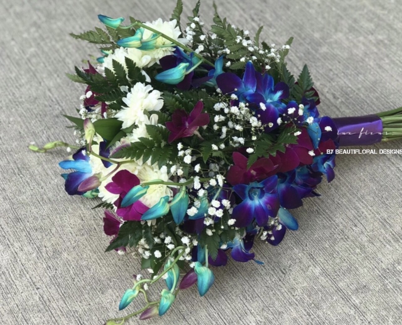 Hand tied bridal bouquet