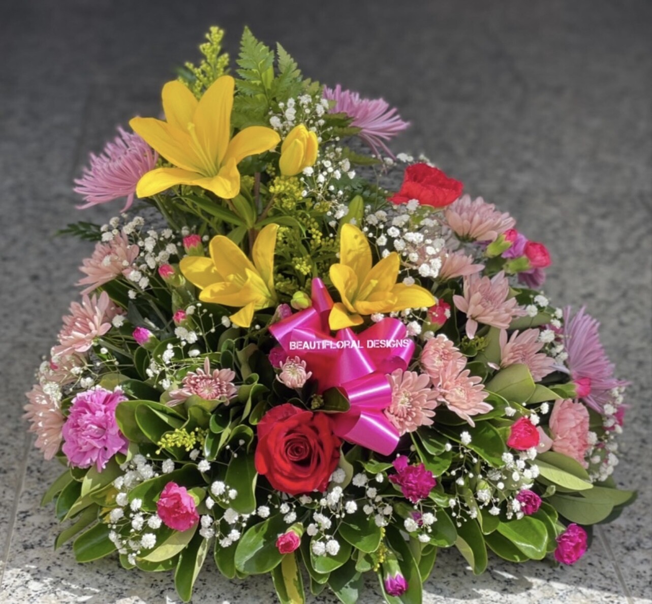 Asymmetrical Floral arrangement