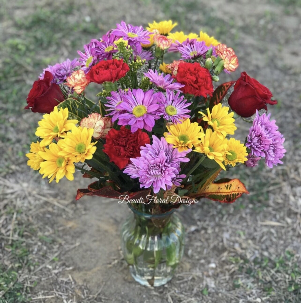 Assorted vase arrangement-medium