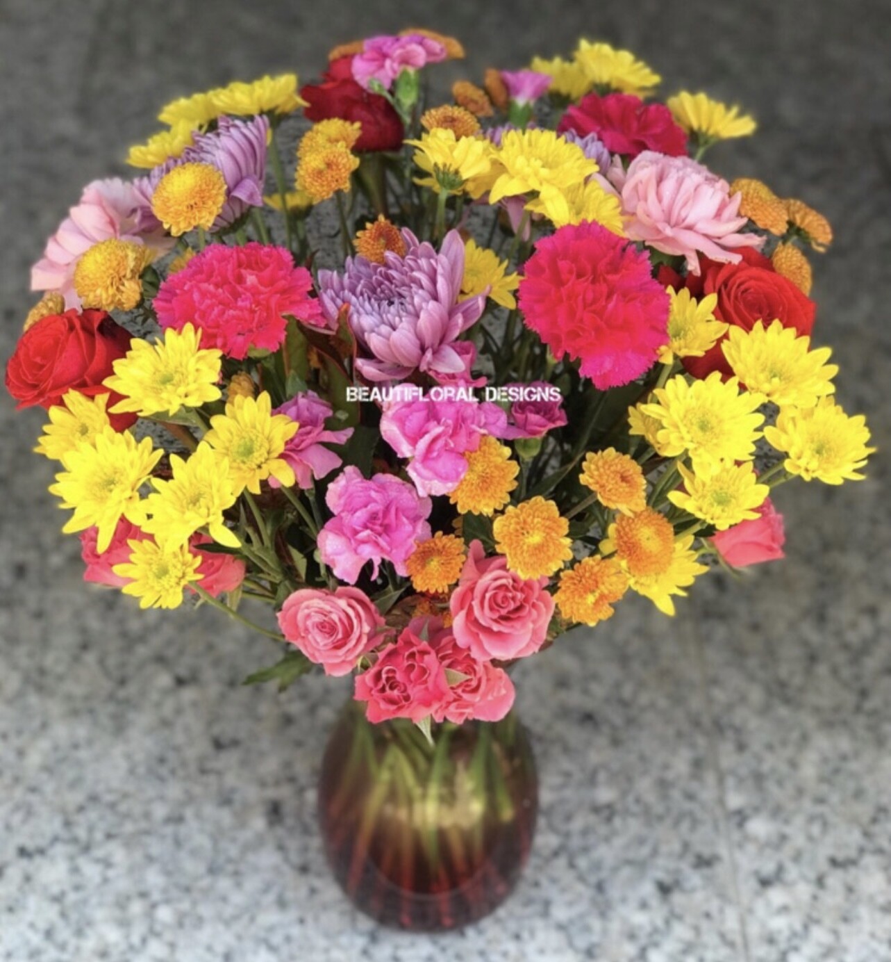 Assorted vase arrangement
