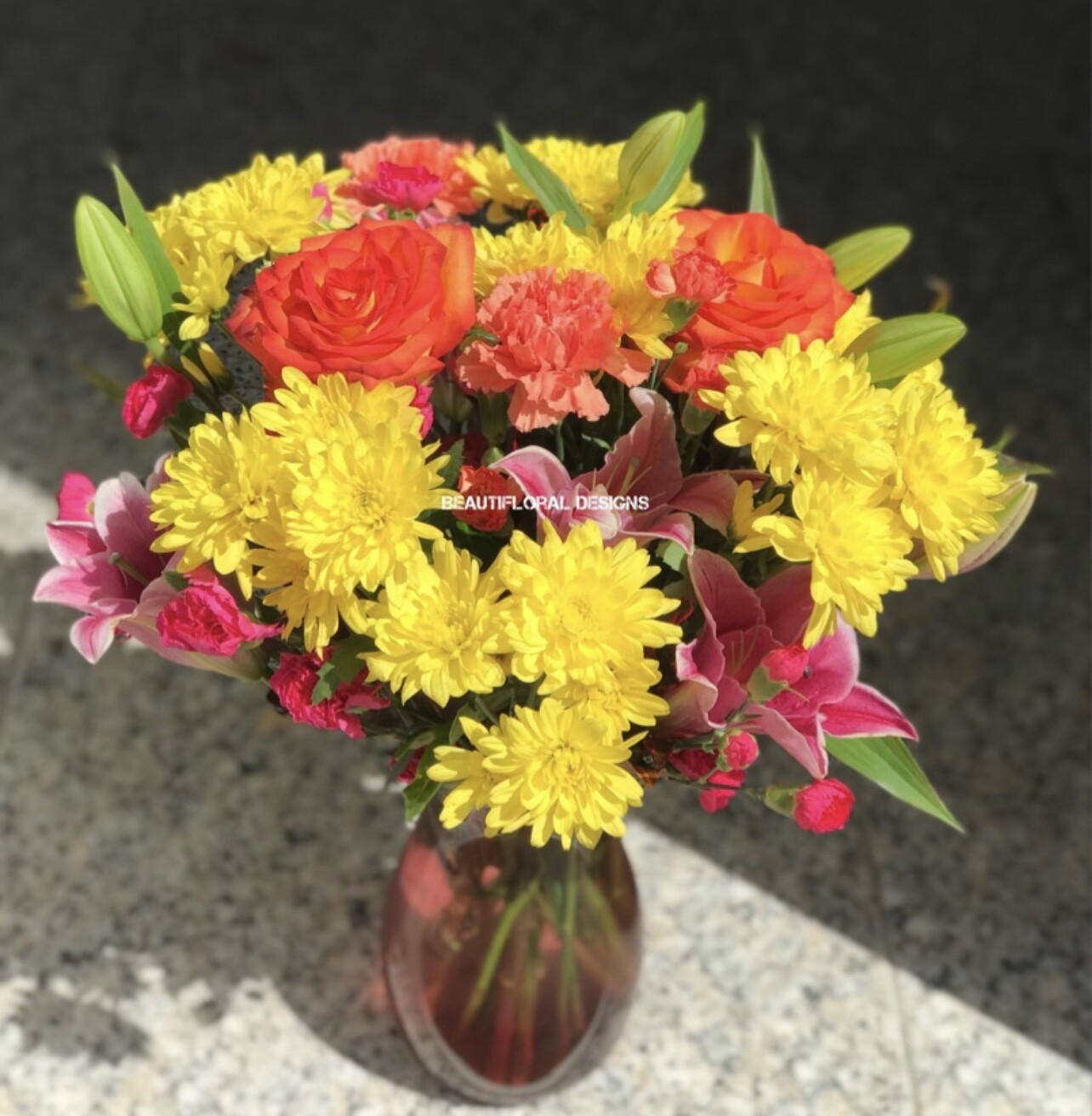 Assorted vase arrangement