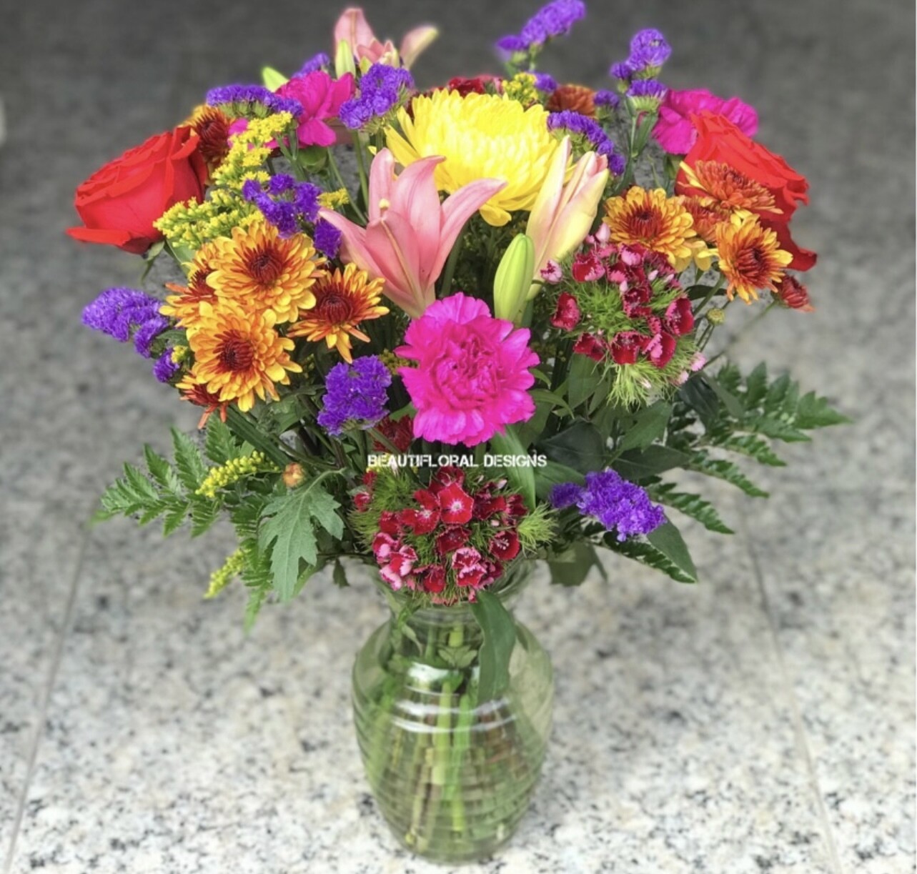 Assorted vase arrangement