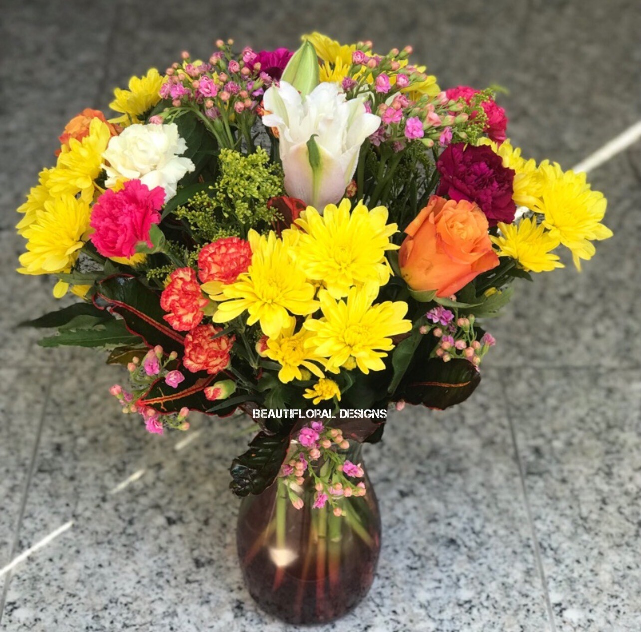 Assorted vase arrangement
