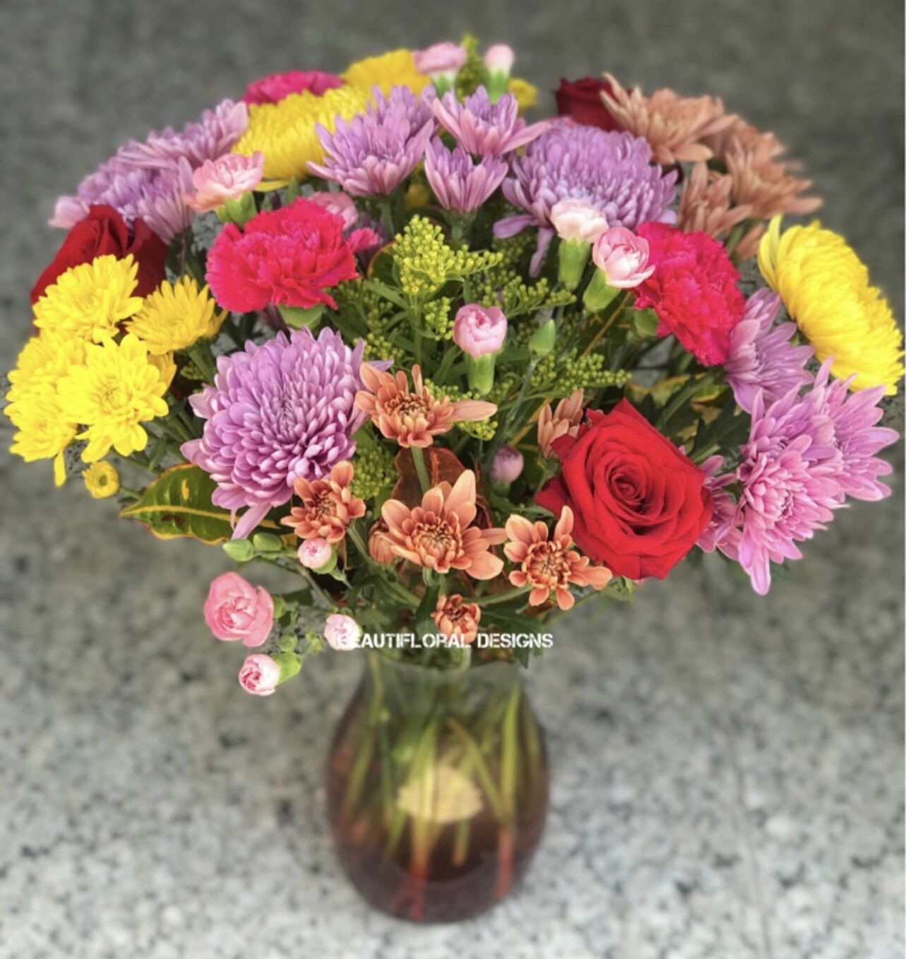 Assorted vase arrangement