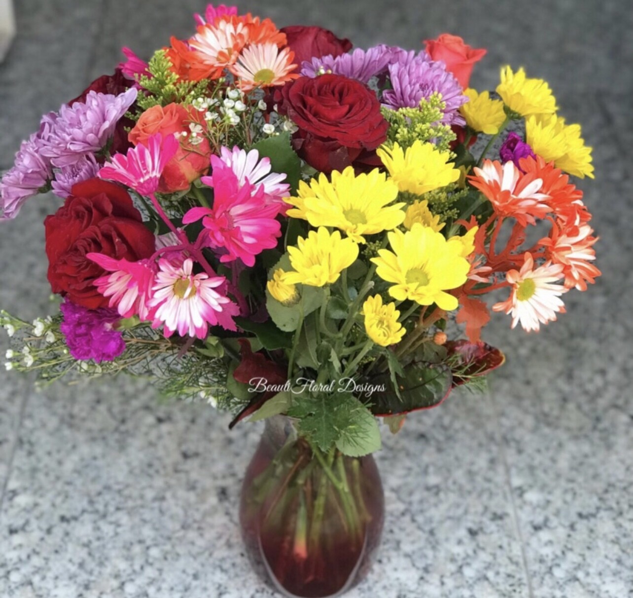 Assorted vase arrangement