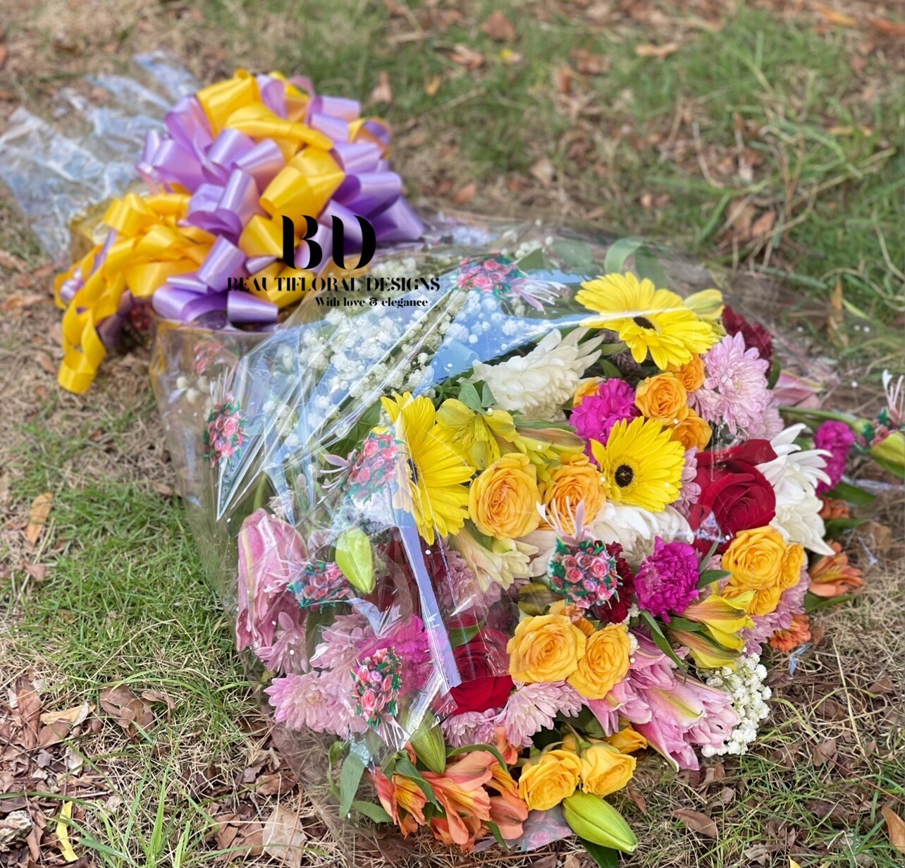 Colourful assorted bouquet-LRG