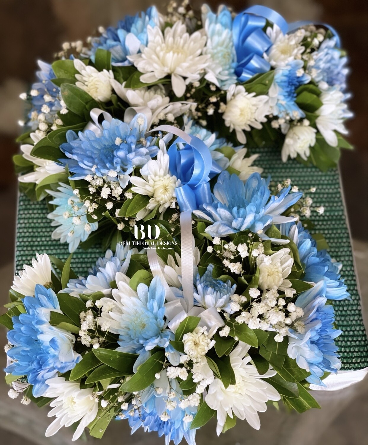 12” Custom letter S wreath