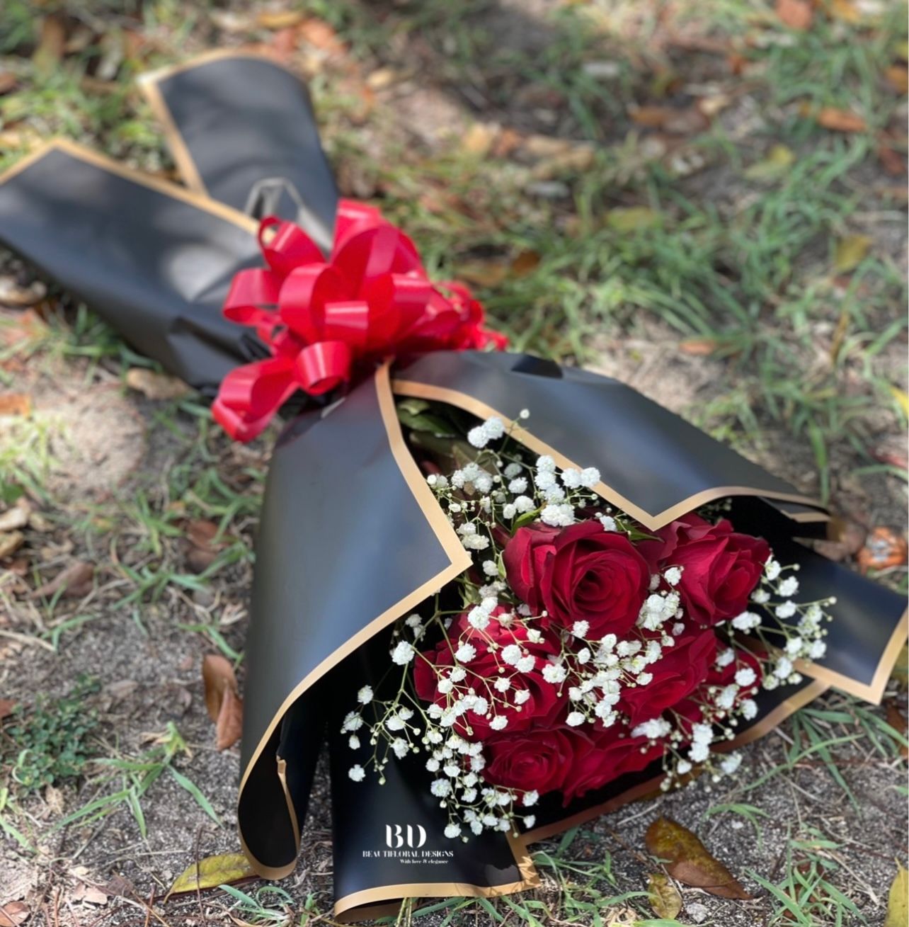 7 rose lux bouquet