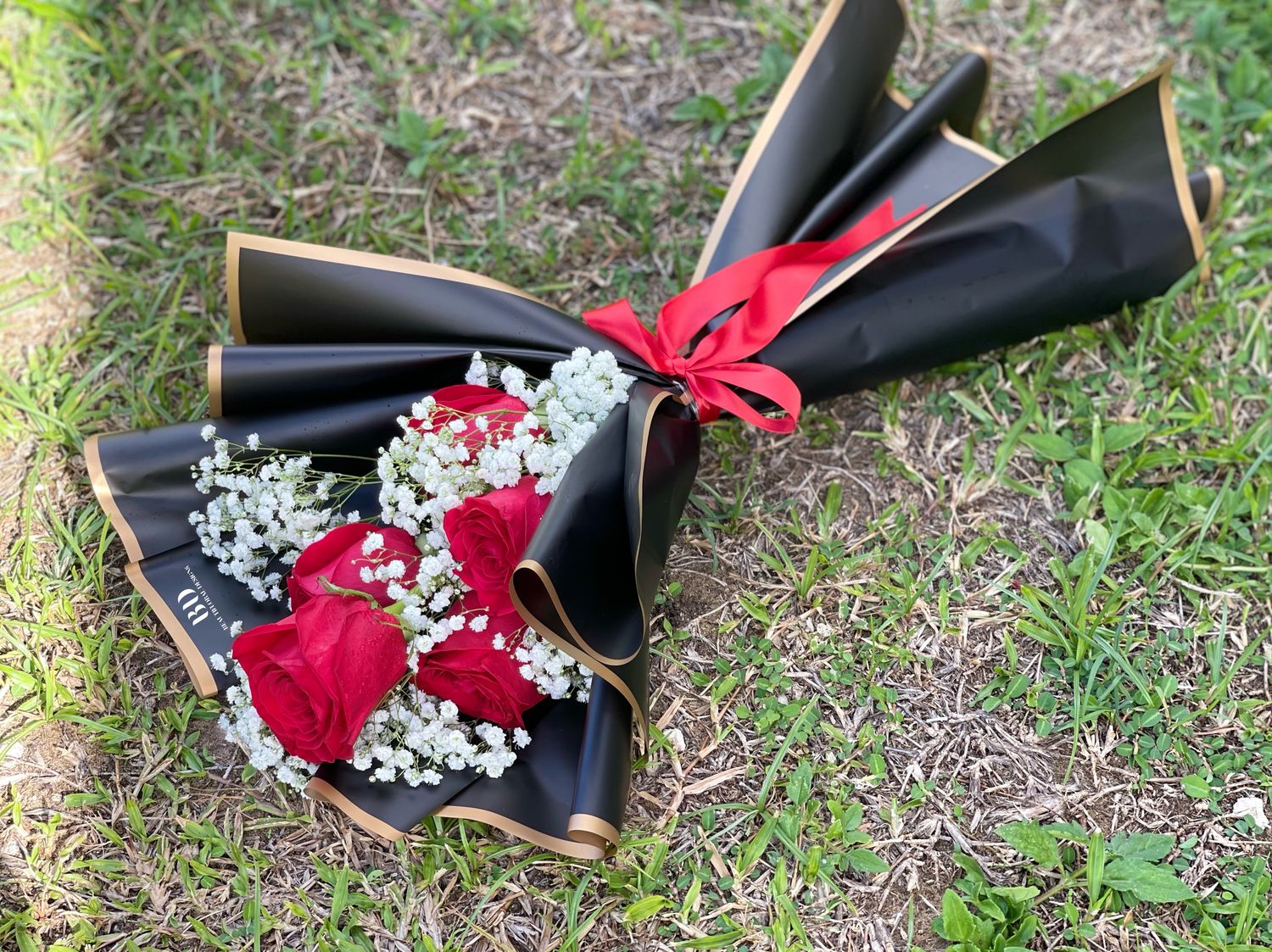 5 rose lux bouquet