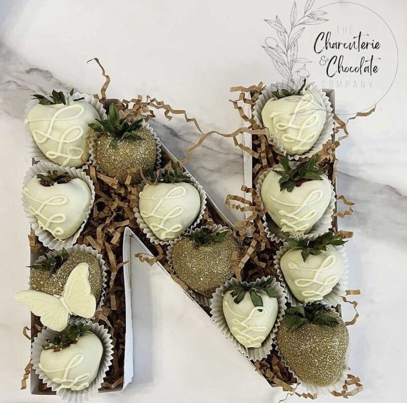 Chocolate Covered Strawberry Letter Box