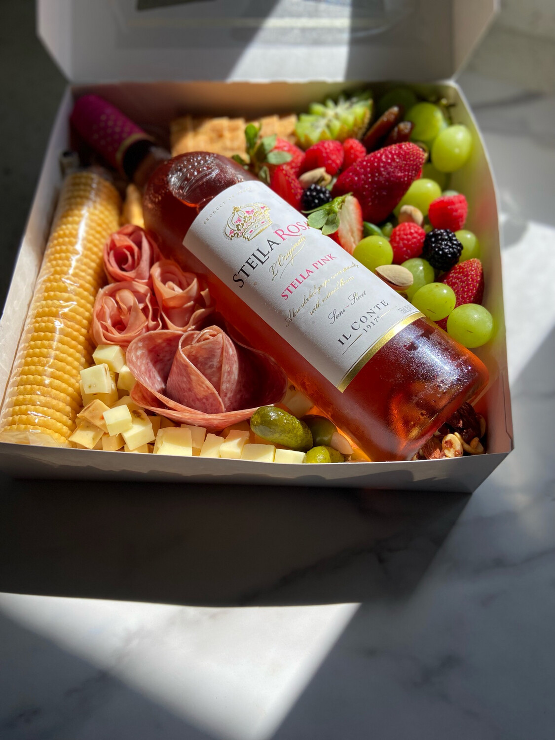 Wine &amp; Charcuterie Gift Box