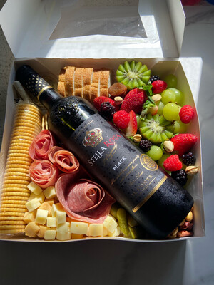 Wine &amp; Charcuterie Gift Box
