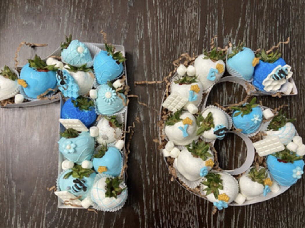 Chocolate Covered Strawberry Letter Box