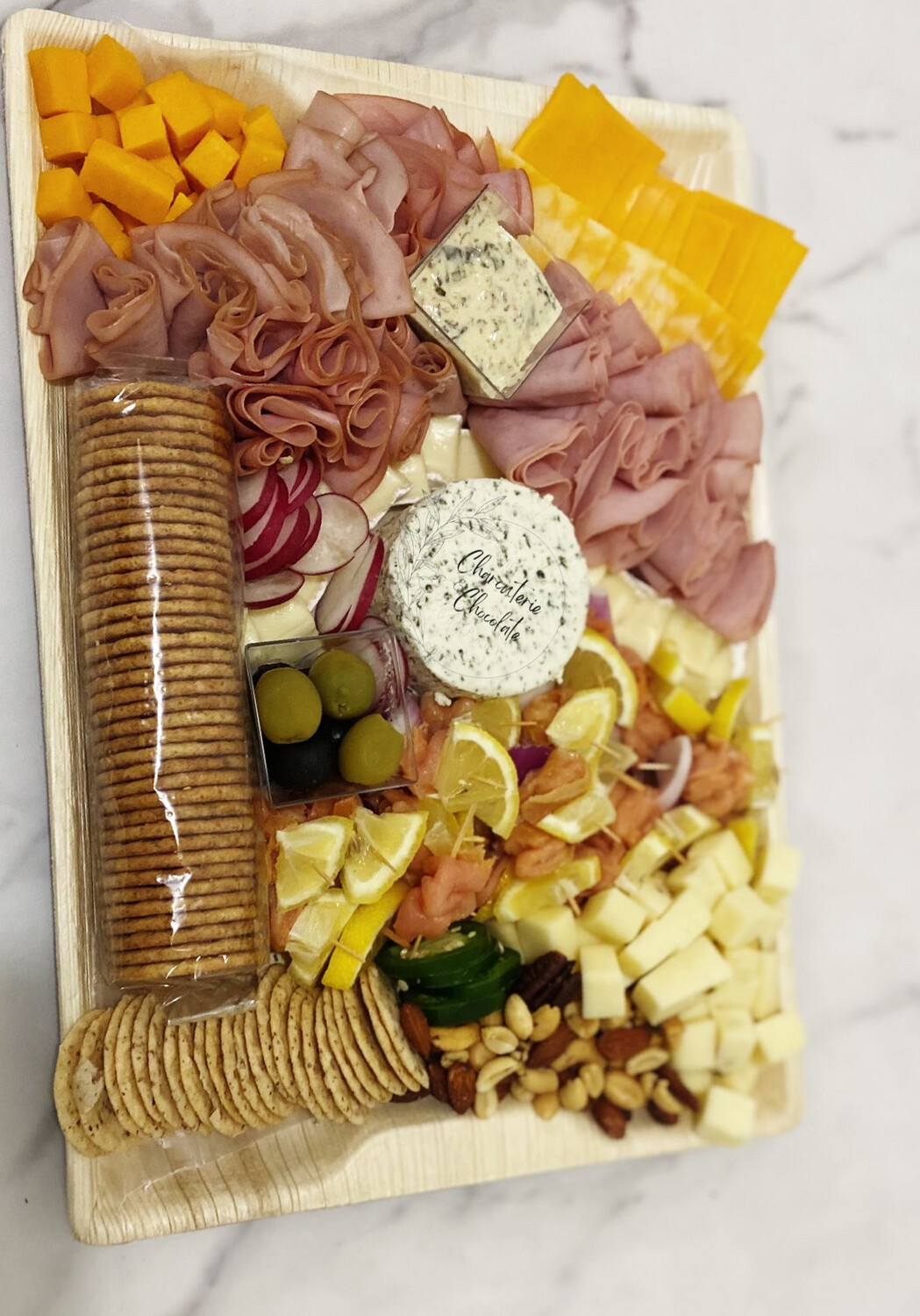 Smoked Salmon &amp; White Meat Board