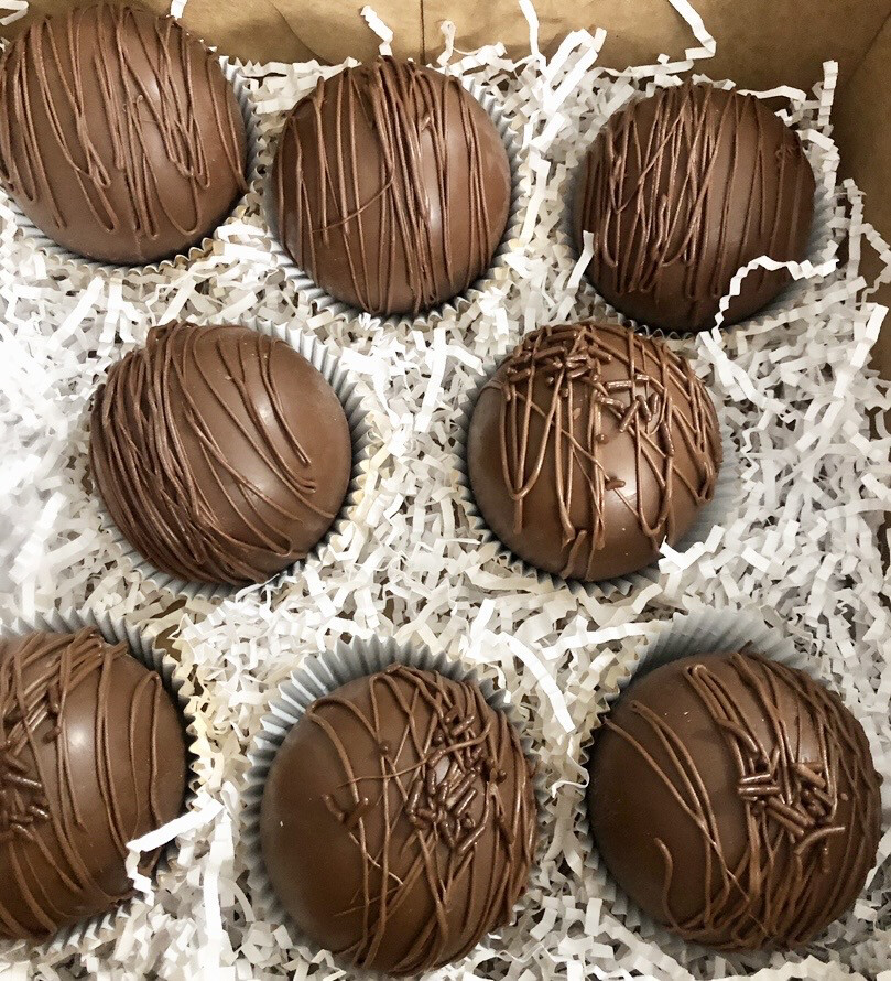 Hazelnut Hot Chocolate Bomb