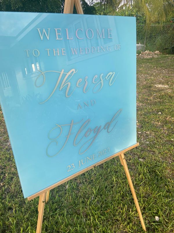 Baby Shower Welcome Sign :Painted