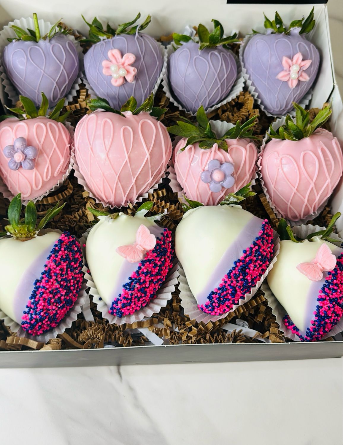Berry Blossom Chocolate Covered Strawberries